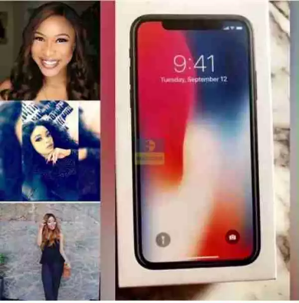 #BBNaija: Checkout The Iphone X Tonto Dikeh Purchases For Nina